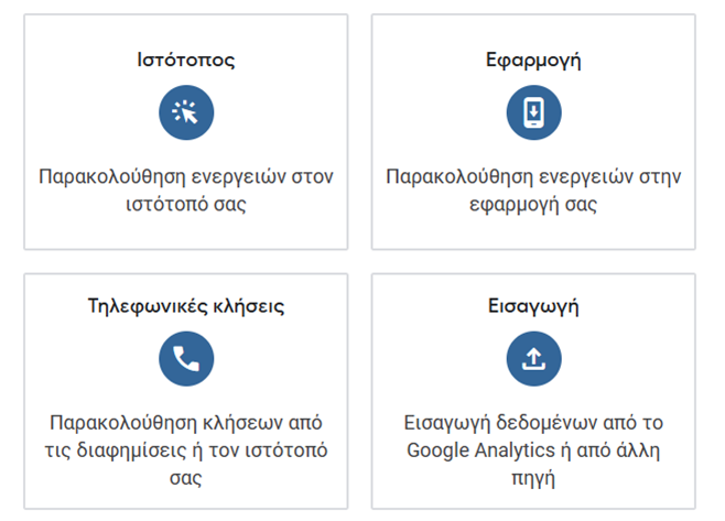 είδος μετατροπών Google Ads