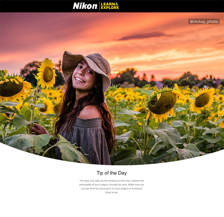 Nikon email marketing example Photo