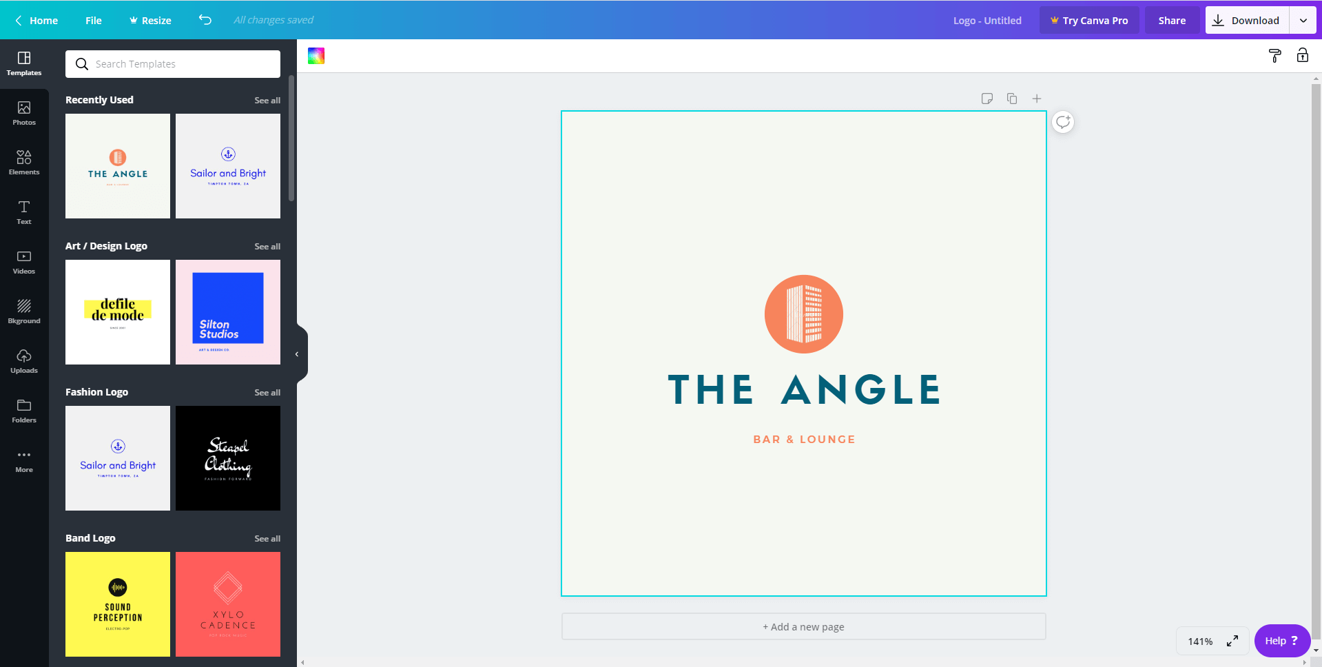 Canva logo maker